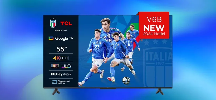 TCL 55V6B: Smart TV 4K UltraHD da 55" a meno di 300€ (-40% su Amazon)