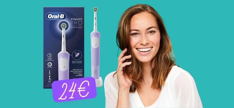 Lo spazzolino elettrico Oral-B Vitality Pro ha il miglior rapporto qualità prezzo
