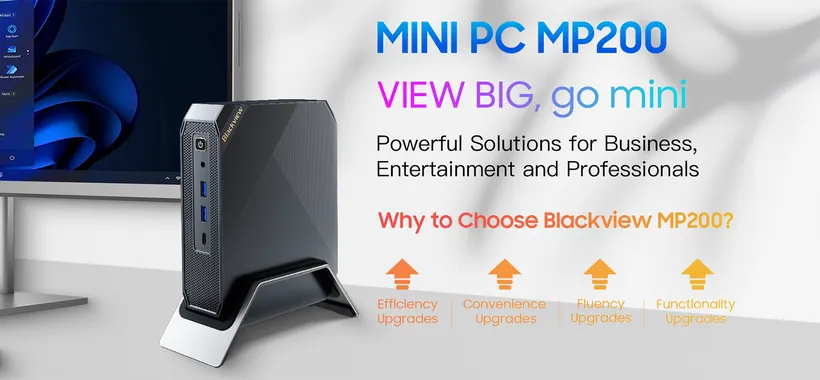 A breve il nuovo MiniPC Blackview MP200: potenza e portabilità unite in un unico dispositivo