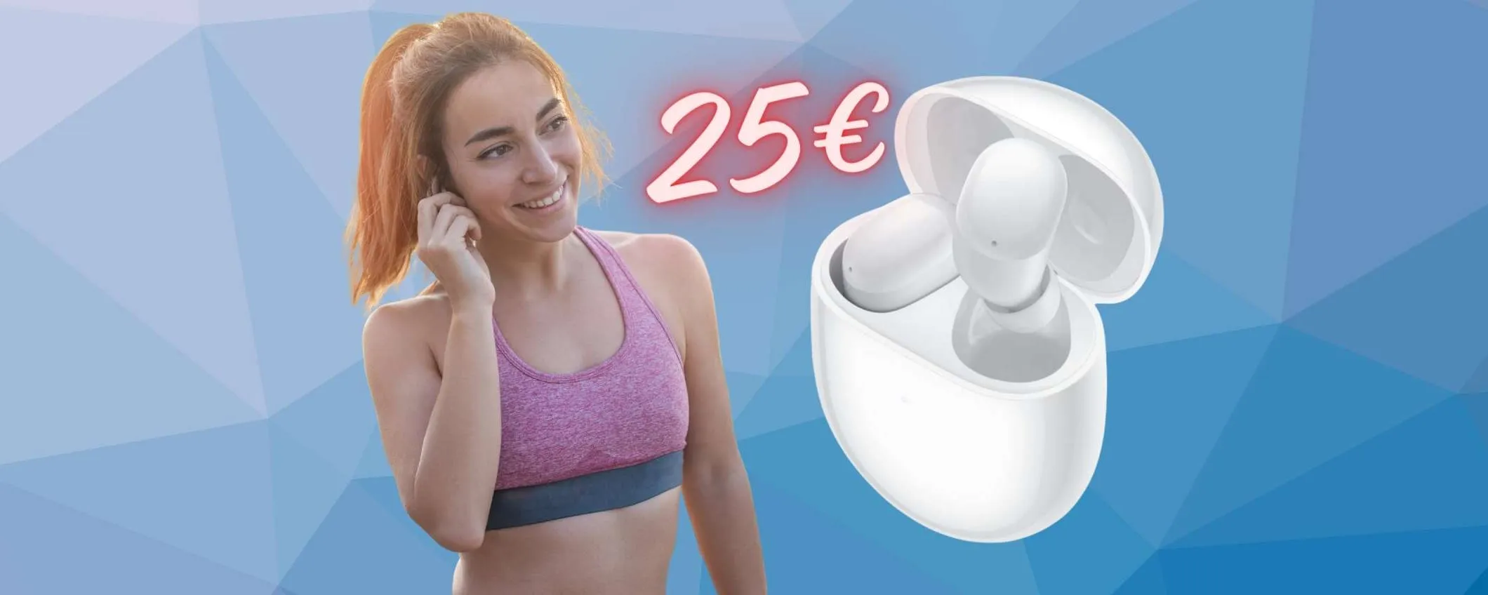 SALDI Xiaomi su Amazon: auricolari wireless Redmi Buds 4 tuoi a 25€