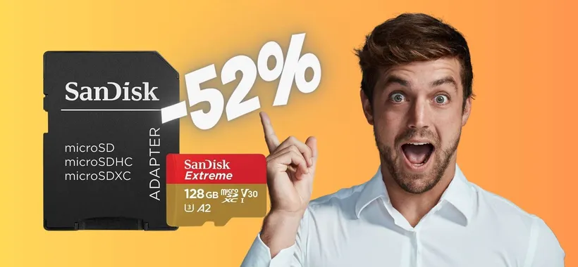 SanDisk Extreme: la microSD da 128GB ora è tua a soli 22€ (-52%)