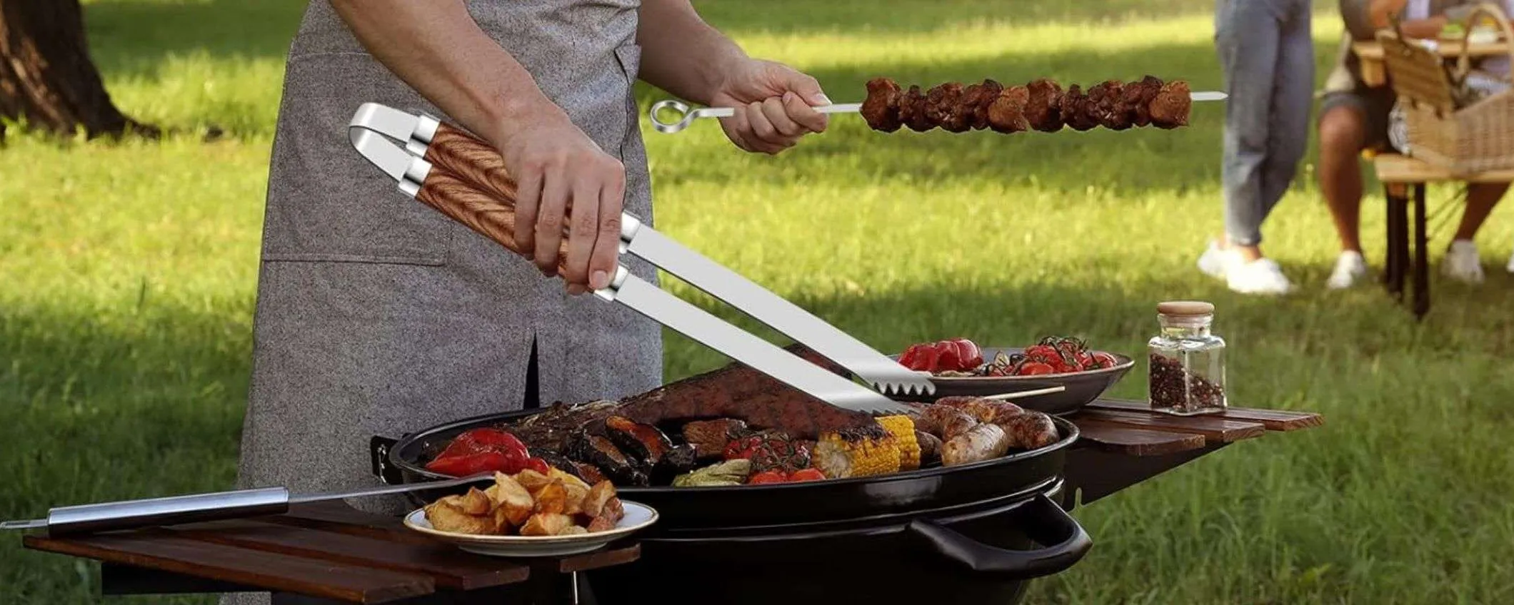 Preparati per FERRAGOSTO: set da barbecue completo da 26 pezzi a PREZZO SHOCK