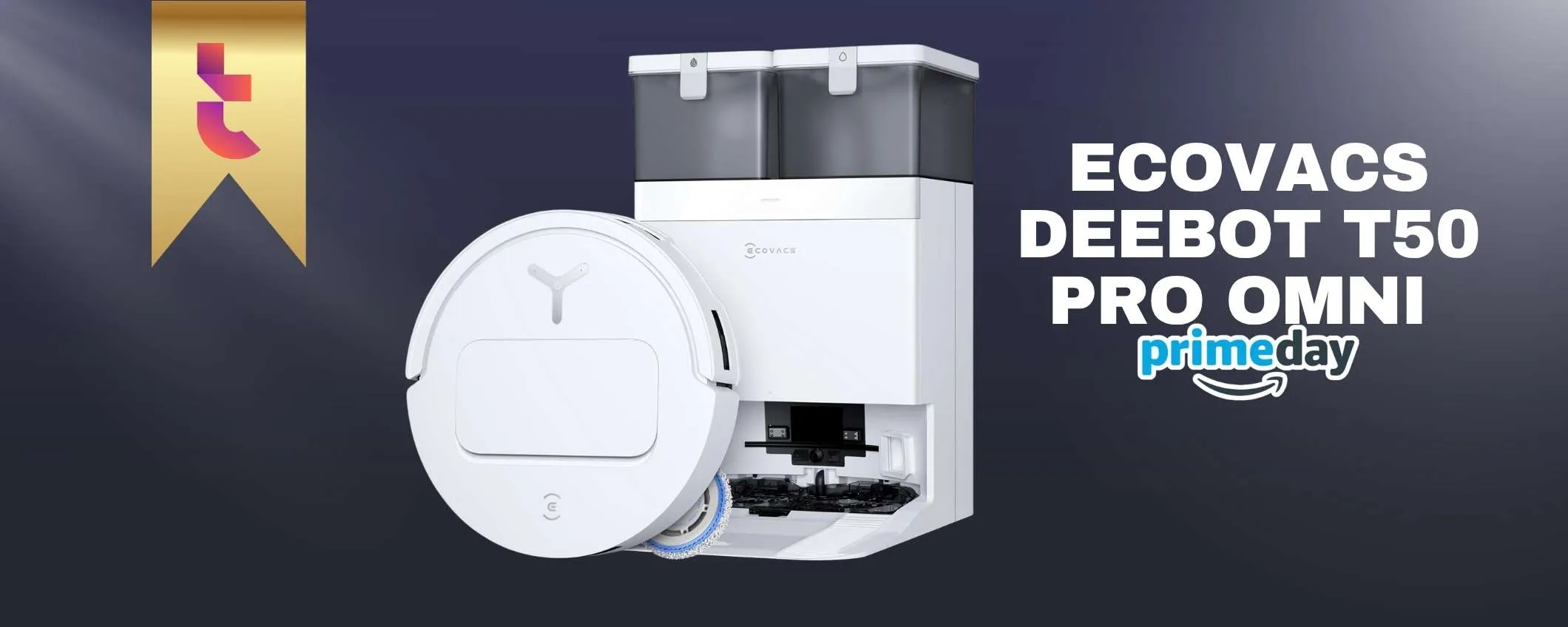 ECOVACS DEEBOT T50 PRO OMNI è il fenomeno delle pulizie, prezzo SHOCK
