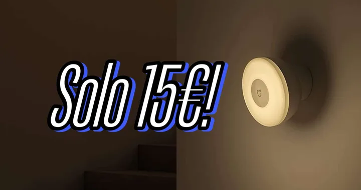 Basta picchiare via la testa grazie alla Luce Notturna Xiaomi con sensore di movimento a 15€