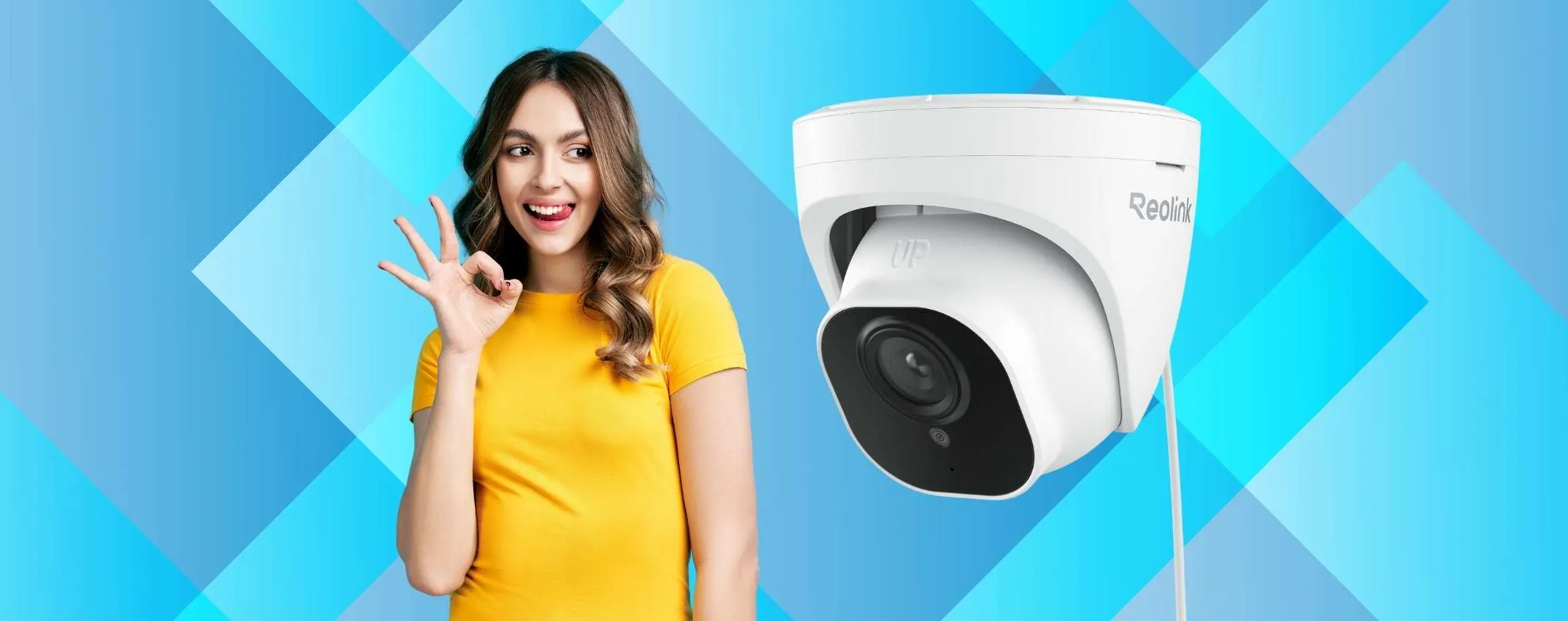 Telecamera di sorveglianza Reolink, impermeabile e con visione notturna