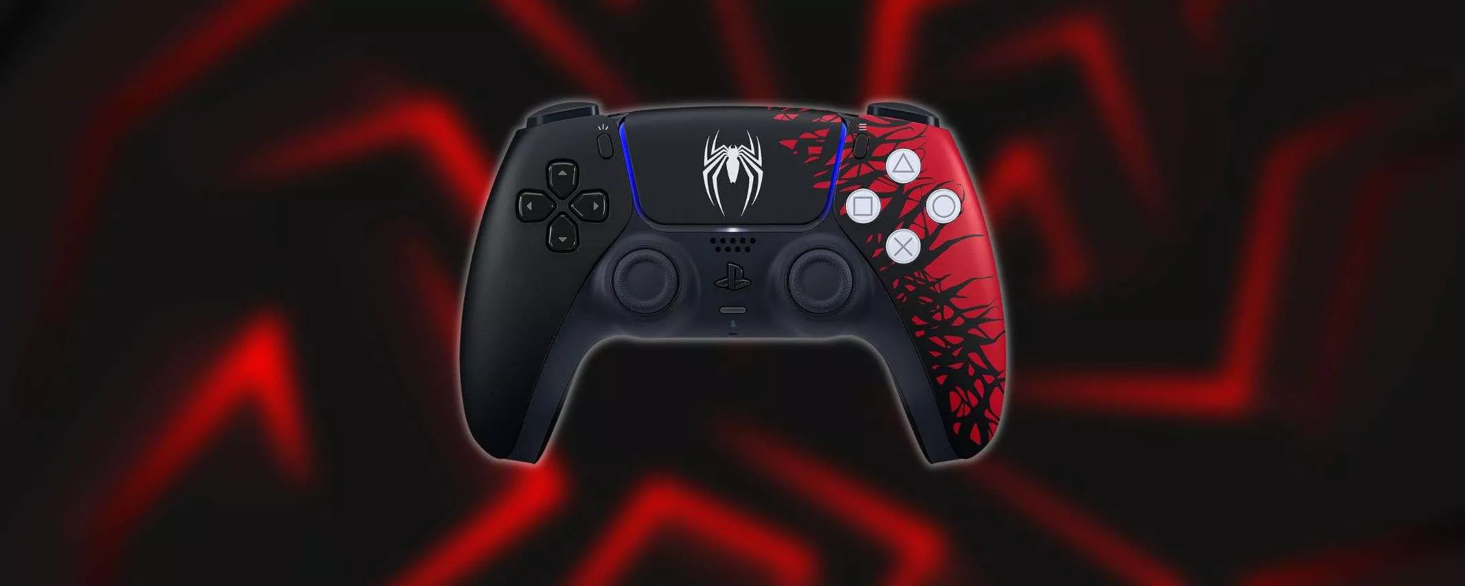 DualSense di PS5 a tema Spider-Man ideato da un designer italiano è davvero  fantastico