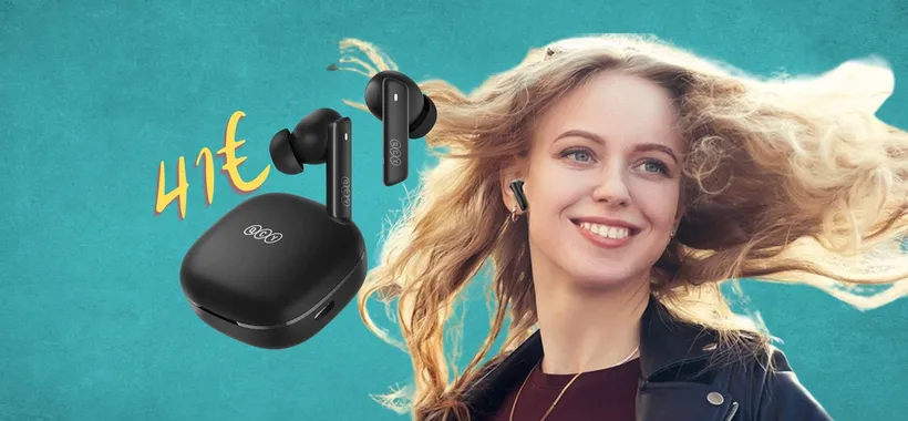 Auricolari Bluetooth con ANC e 30h di audio in DOPPIO SCONTO (41€)