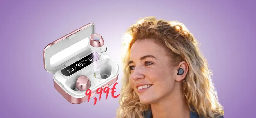 Solo 9,99€ per questi auricolari wireless spettacolari (-84%)