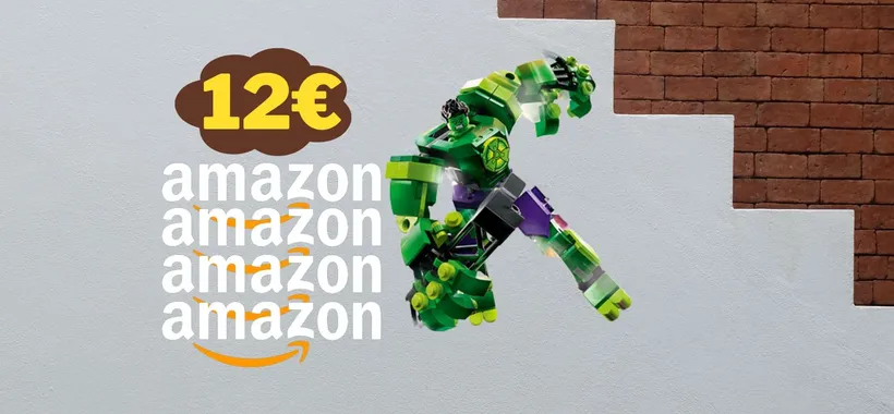 LEGO Armatura Mech di Hulk: OFFERTA TITANICA di Amazon (12€)