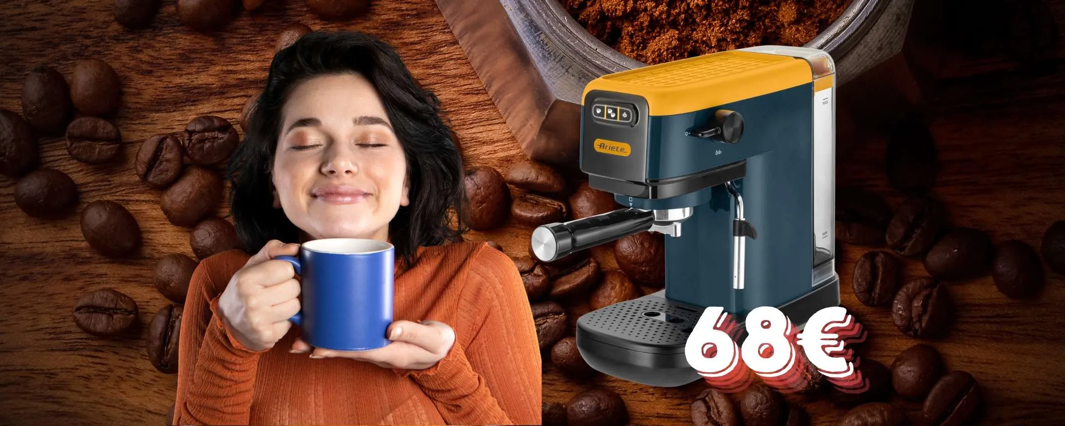 Ariete 1399: macchina per espresso strepitosa, ora la puoi avere a soli 68€