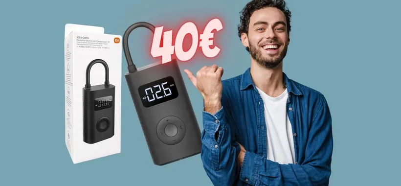 Mini compressore portatile Xiaomi, il più amato, è in OFFERTA su eBay