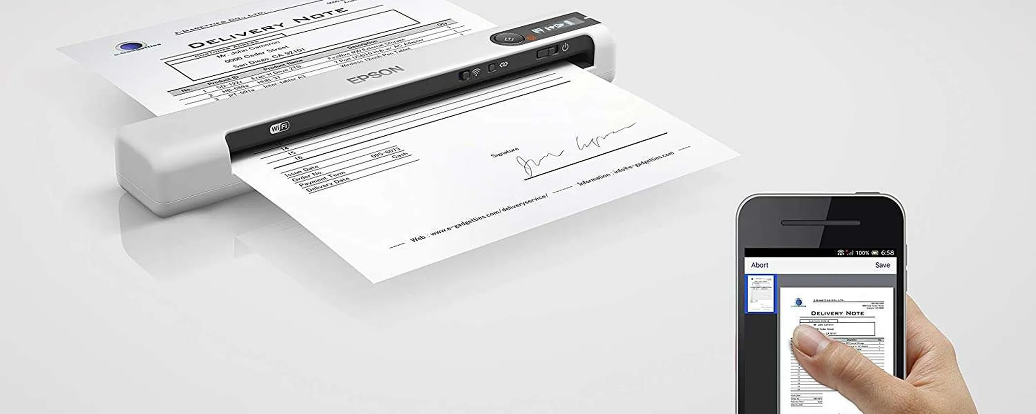 Scanner portatile Epson ad un ottimo prezzo su Amazon