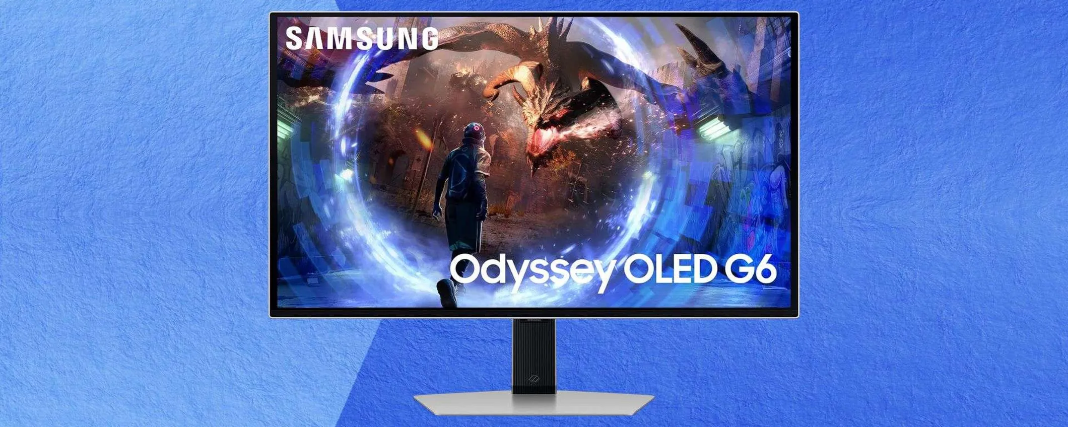 Samsung Odyssey OLED G6 in offerta: un monitor da gaming colossale in tutto