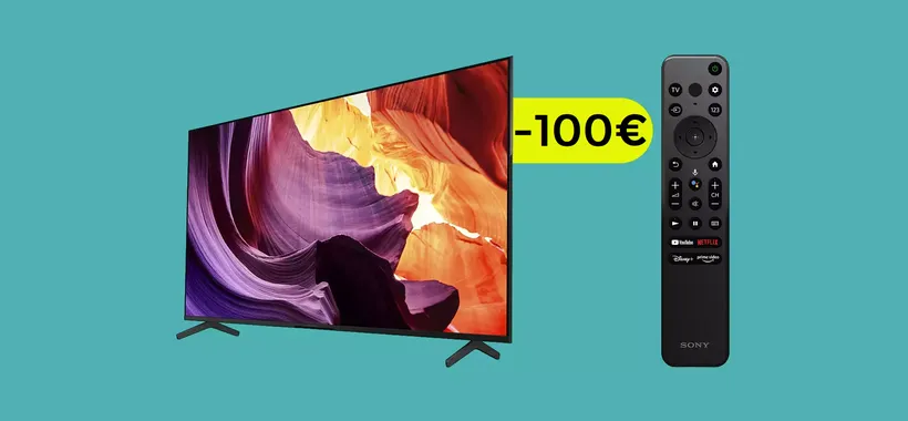 Smart TV 4K Sony Bravia 50'': con lo sconto di 100€ è un AFFARE