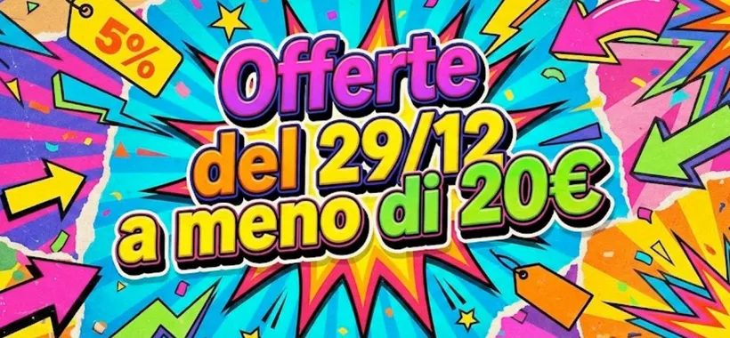 Offerte Amazon sotto i 20€: piovono OCCASIONI TOP per il 29 dicembre