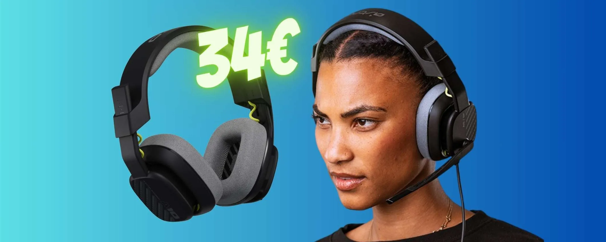 ASTRO A10: cuffie gaming con un rapporto QUALITÀ PREZZO WOW (-46%)