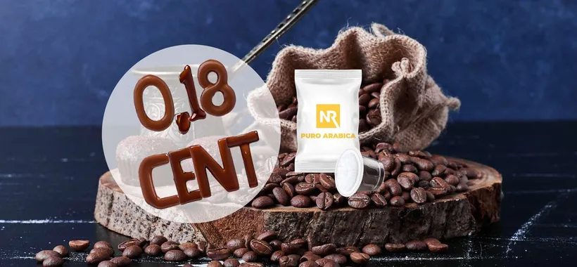 Capsule Caffè Compatibili Nespresso 100% Arabica Lusso a 0,18€
