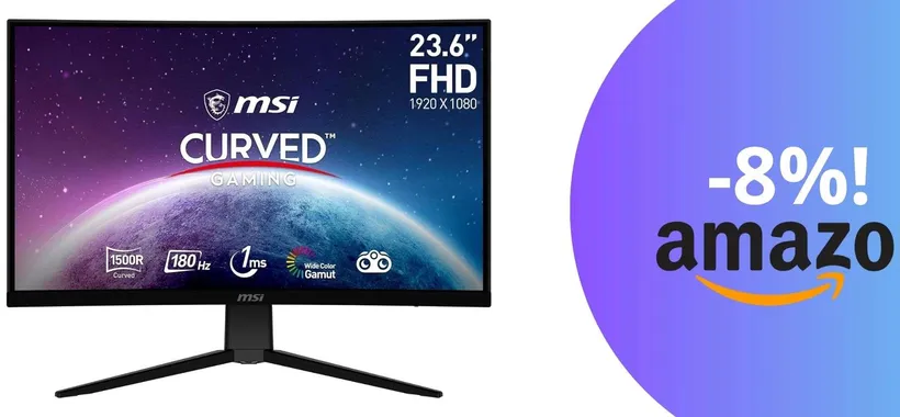 Un monitor curvo per un'esperienza di gioco senza compromessi: l'offerta da urlo