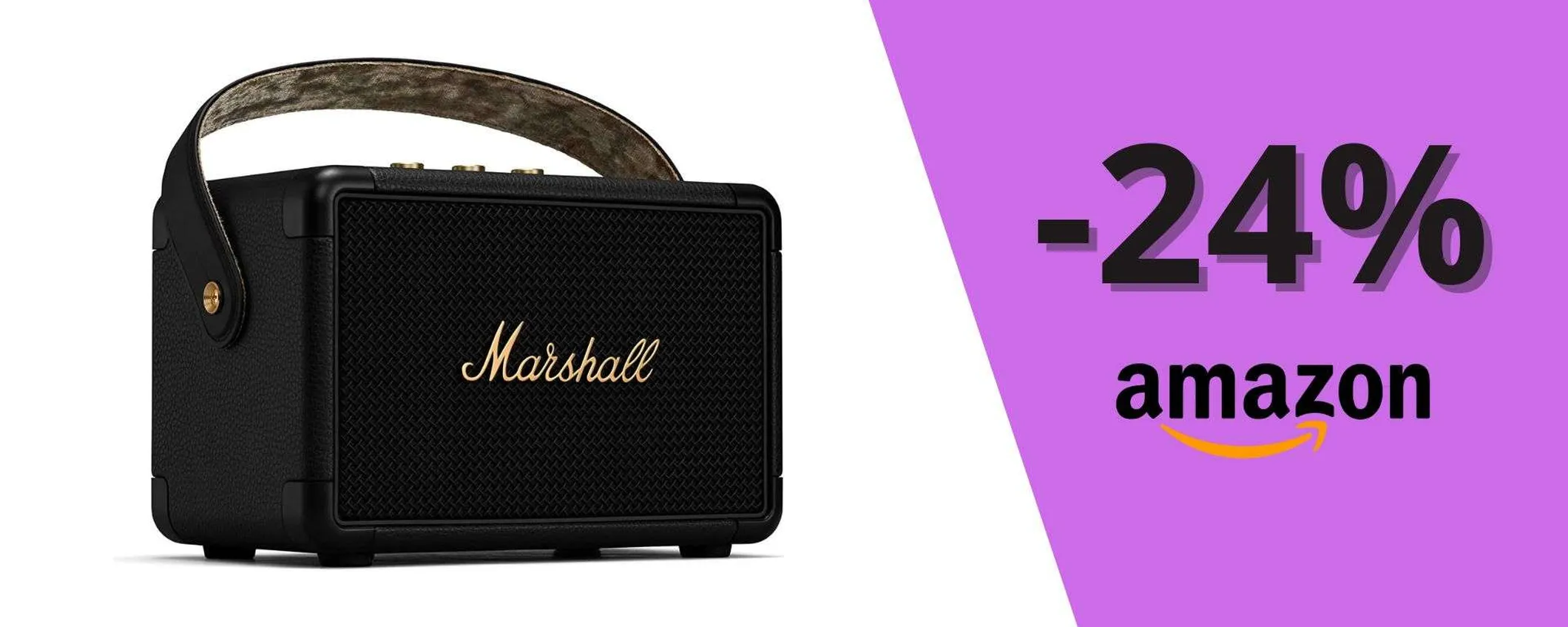 Marshall Kilburn II altoparlante Bluetooth a soli 228€ con SCONTO del 24%!
