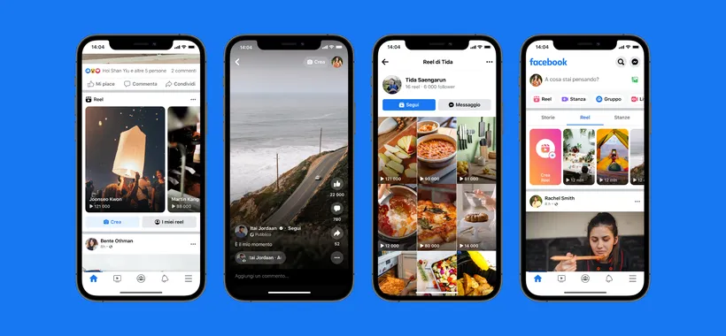 Facebook Reel disponibili in Italia, con nuove possibilità di guadagno