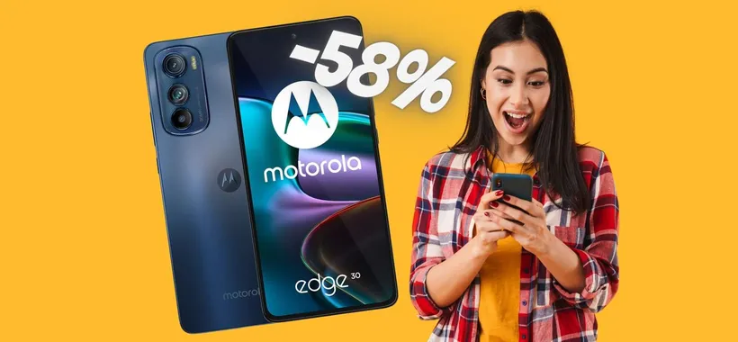 Motorola Moto Edge 30 5G da 128GB Dual SIM in SCONTO del 58%