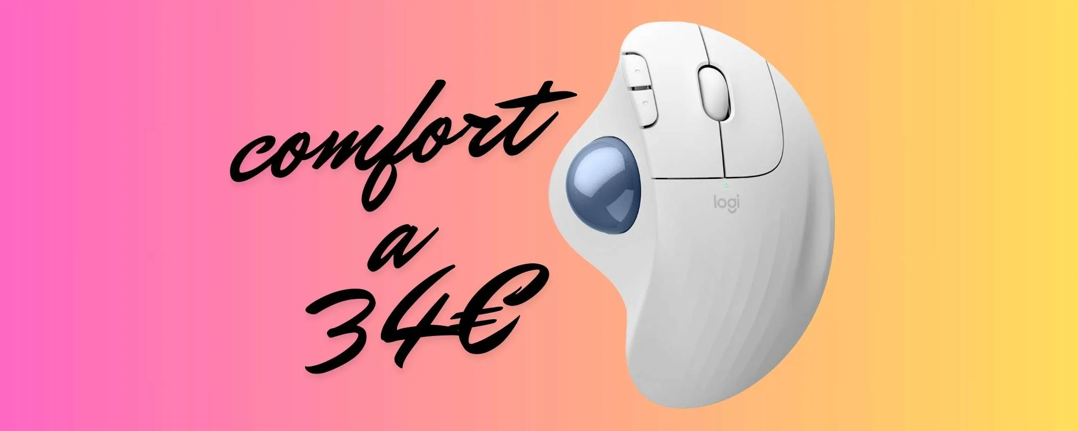 Logitech ERGO M575S: mouse wireless con trackball per il massimo del comfort