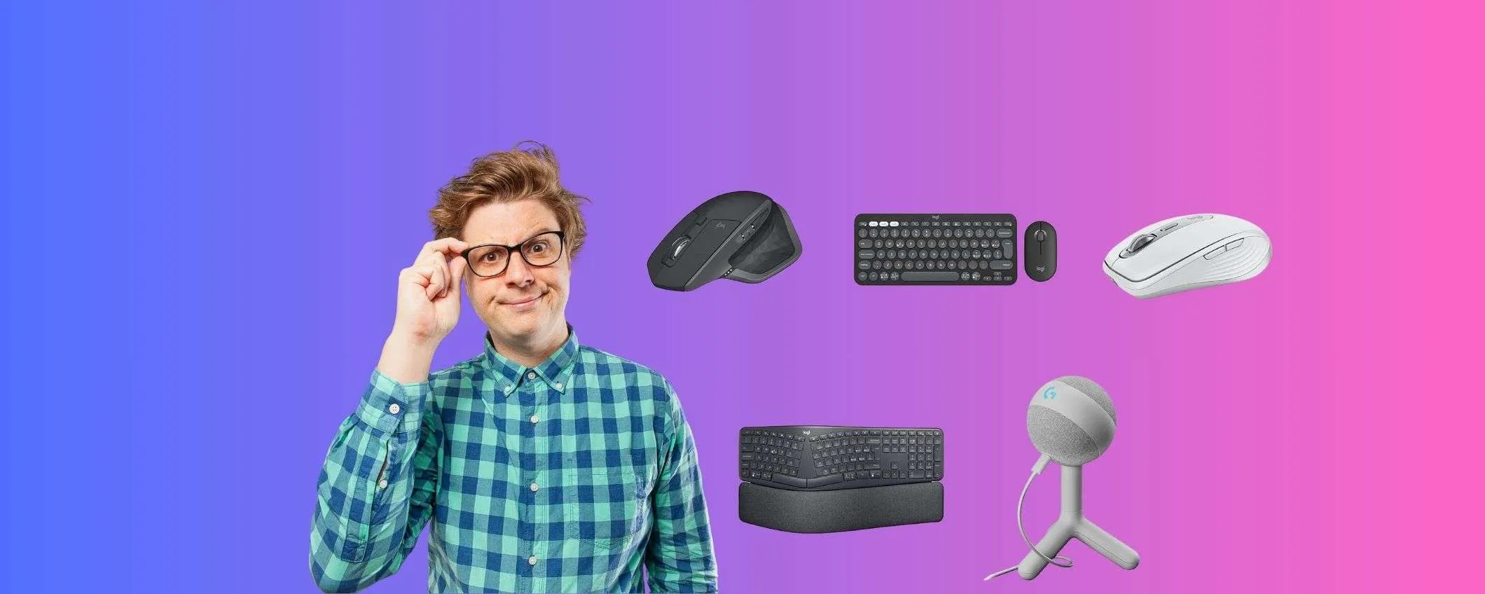 Folli sconti Logitech su Amazon OGGI: mouse e tastiere mai così economici