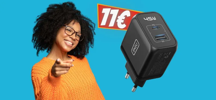 Solo 11€ per questo caricatore USB con 2 uscite, OCCASIONISSIMA Amazon