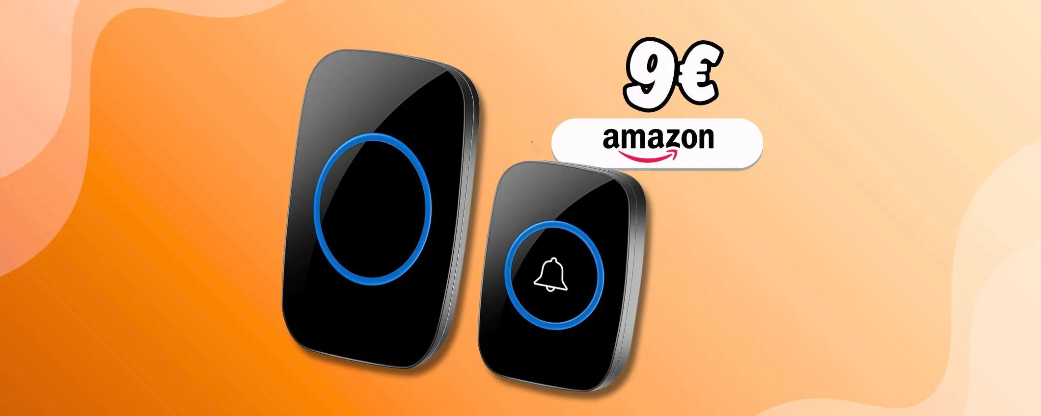 Meno di 10€ per aggiungere un campanello (senza fili) in casa: geniale