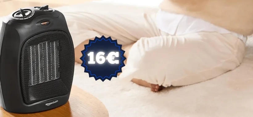 Termoventilatore 1500W ti fa stare al caldo con soli 16€, pazzia Amazon