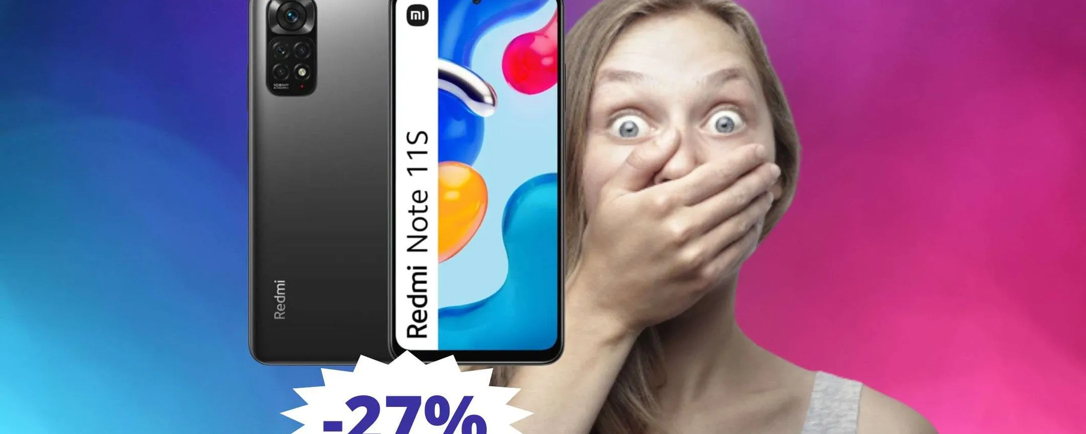 Xiaomi Redmi Note 11S: un'OCCASIONE da non perdere (-27%)