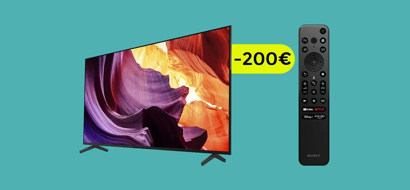 Smart TV 4K Sony Bravia 50'': con lo SCONTO di 200€ è davvero il TOP