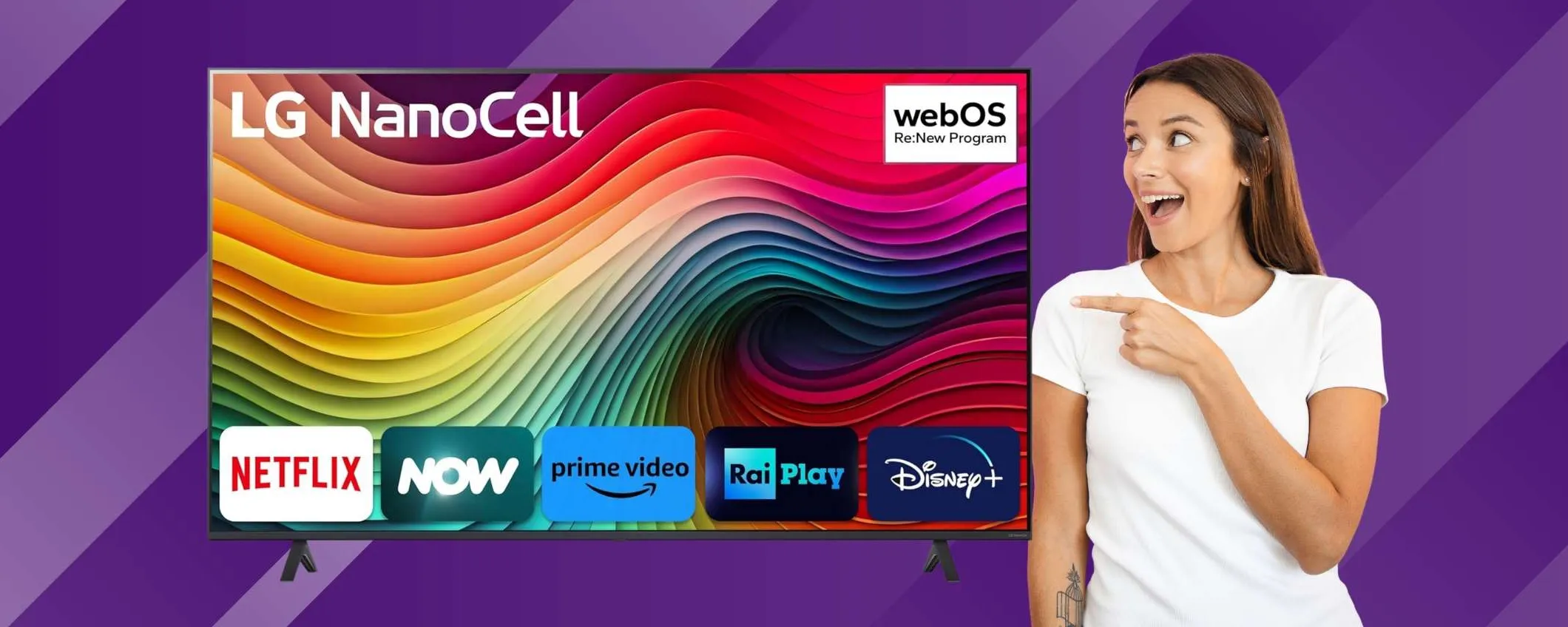 MINIMO STORICO per la Smart TV LG con tecnologia NanoCell da 50