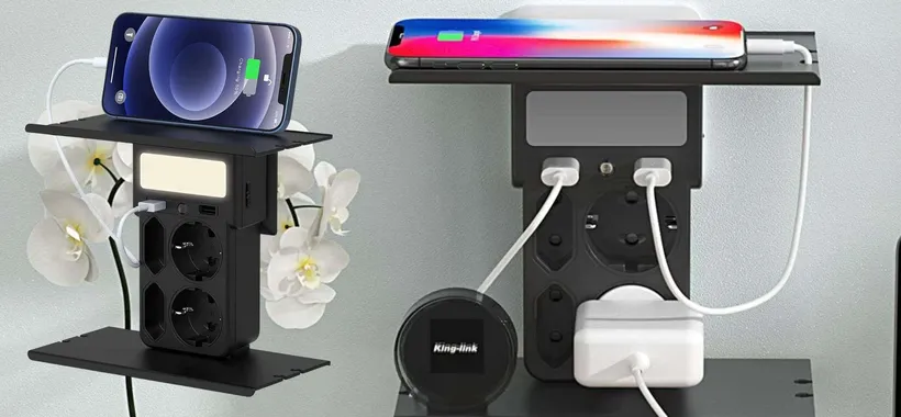 Multipresa con luce e doppia mensola a prezzo ASSURDO: 16€ su Amazon