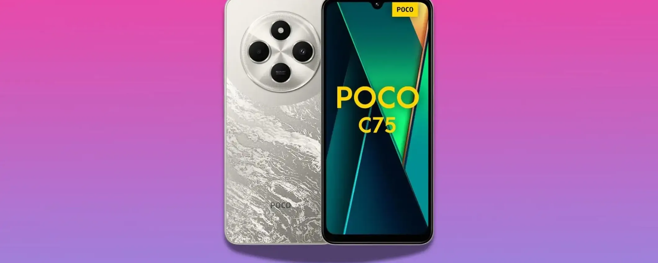 Offerta POCO C75: prestazioni affidabili e batteria da 5.160 mAh a meno di 100€