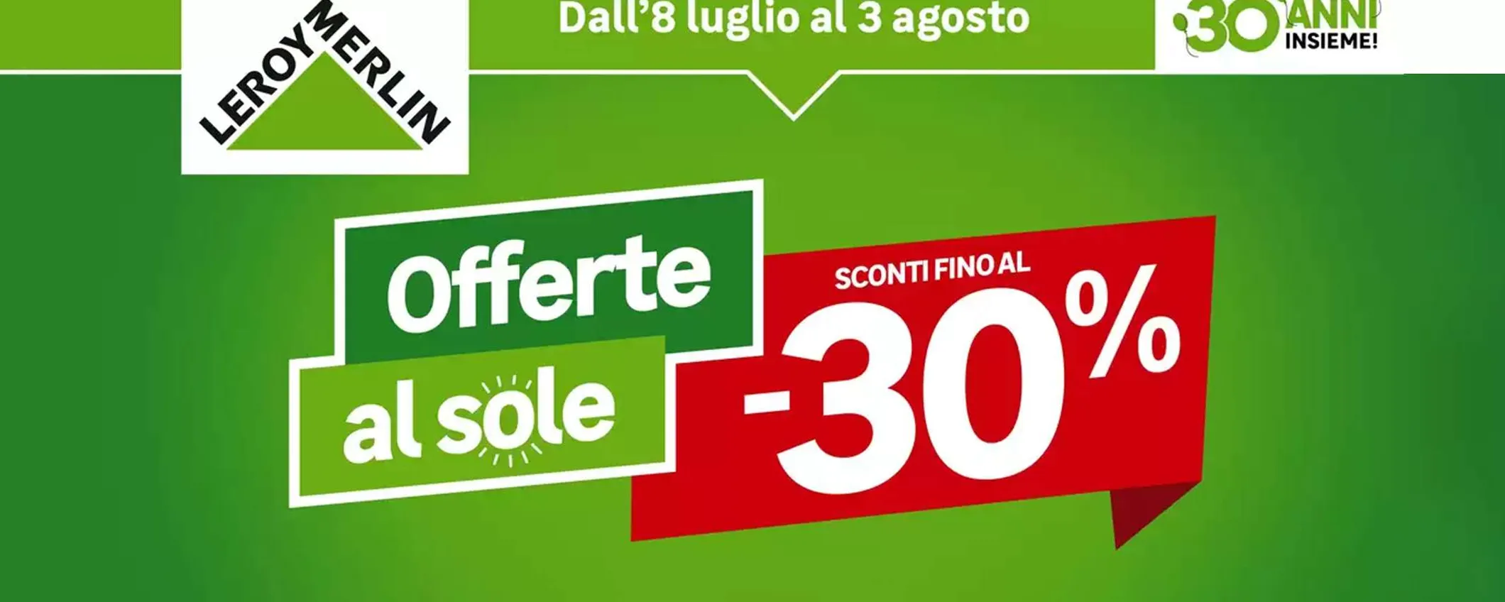 Volantino Leroy Merlin, sconti fino al 30% su fai da te, casa smart e giardino