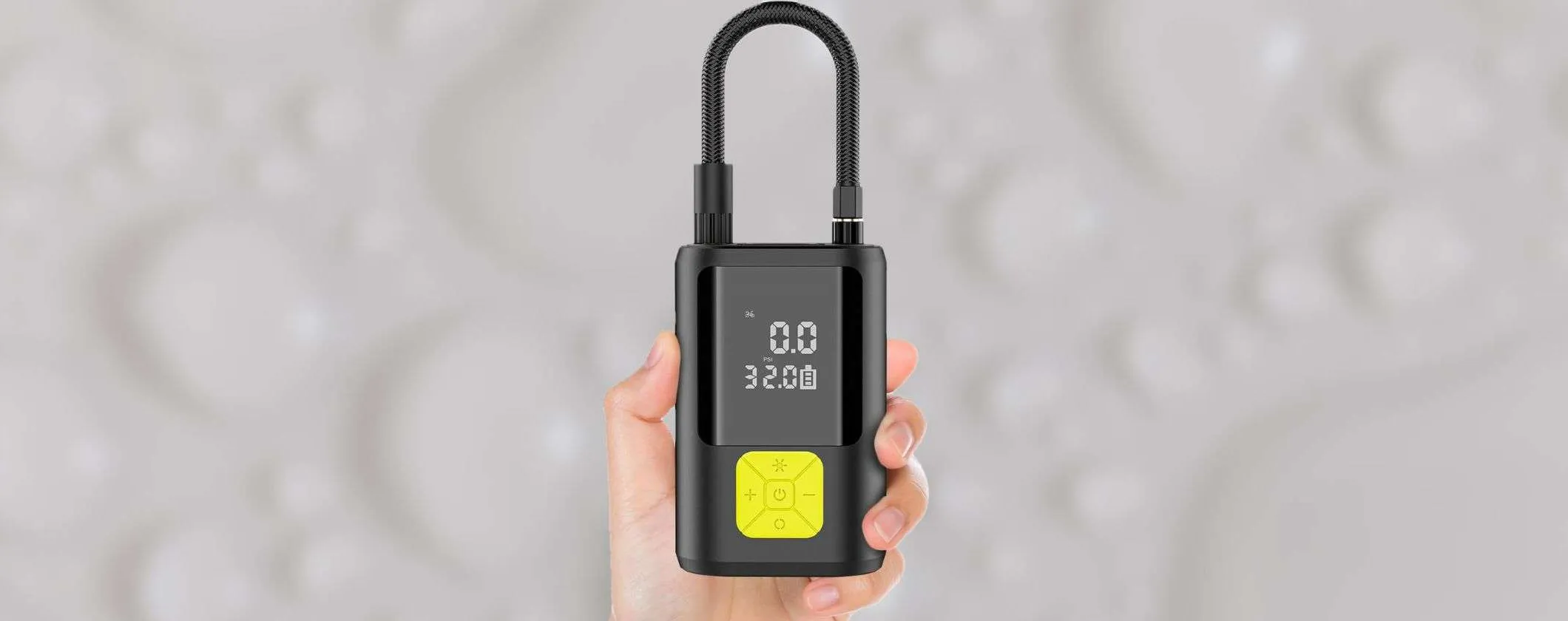 Mai più gomme a terra con questo mini compressore portatile a 20,56€
