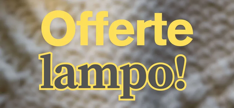 Amazon offerte lampo da SCINTILLE per il 16 maggio: occasioni da 8,99€