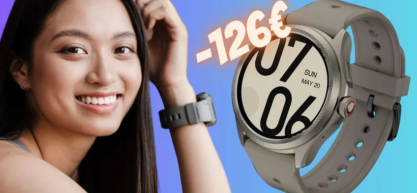Ticwatch Pro 5 al MINIMO STORICO con il COUPON di Amazon (-126€)