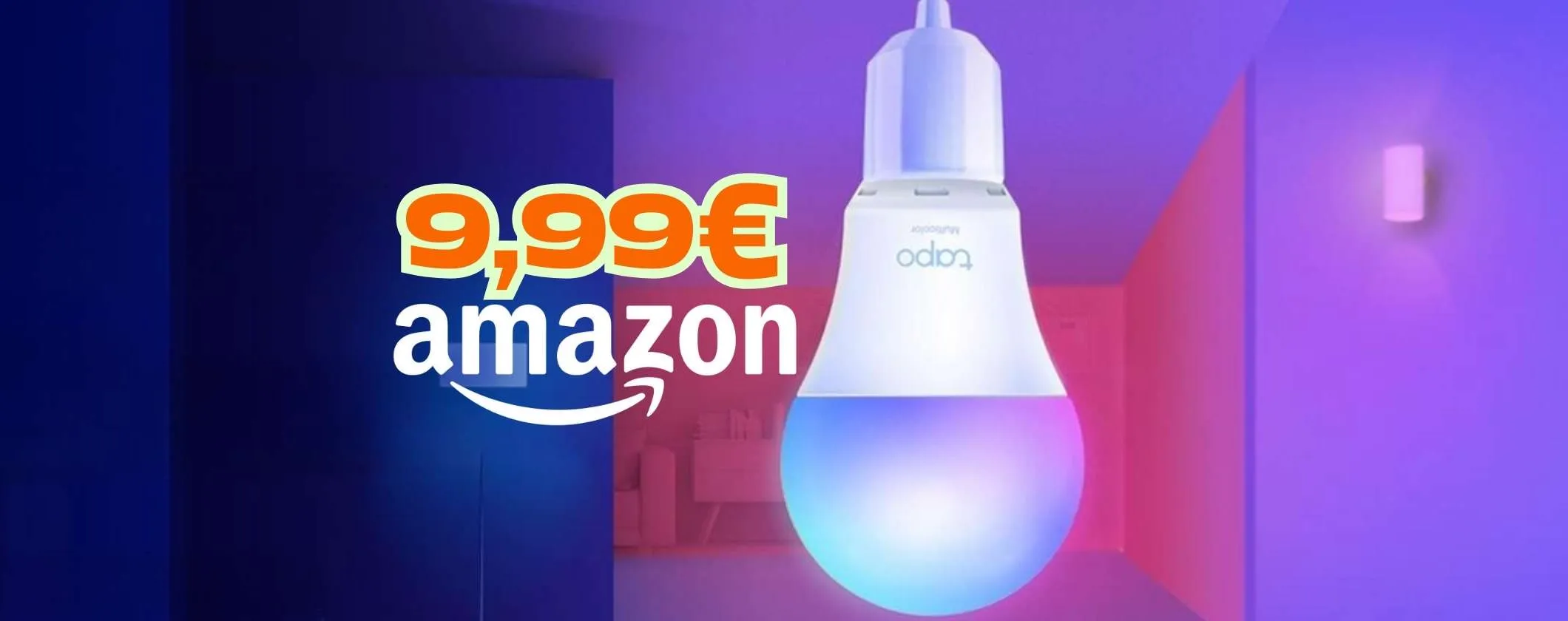 Tutte le stanze colorate e smart con la lampadina WiFi multicolore Tapo L530E