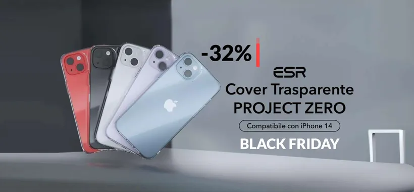 iPhone 14 sarà sempre al sicuro con questa cover trasparente (6€)