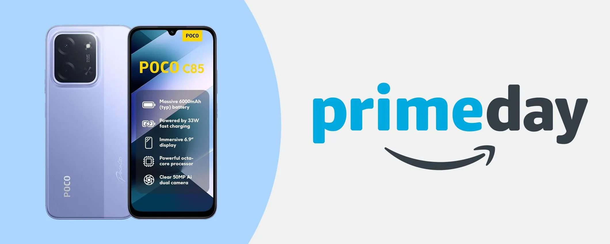 POCO C85 a soli 113€ per il Prime Day: un entry level da non perdere