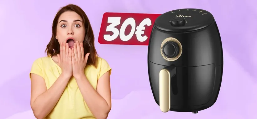 Friggitrice ad aria SUPER COMPATTA a costo ridicolo su eBay (30€)
