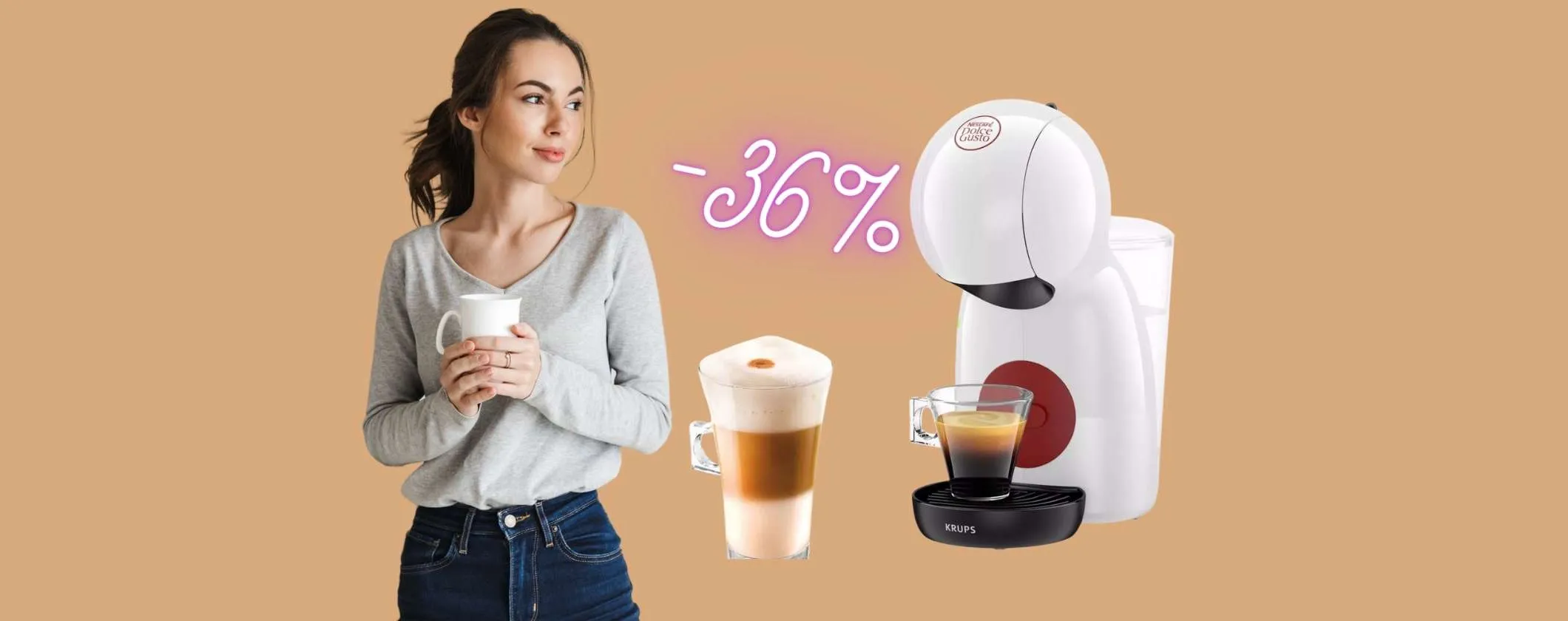 Krups Piccolo Xs è la macchina per caffè che vogliono tutti e ora costa poco