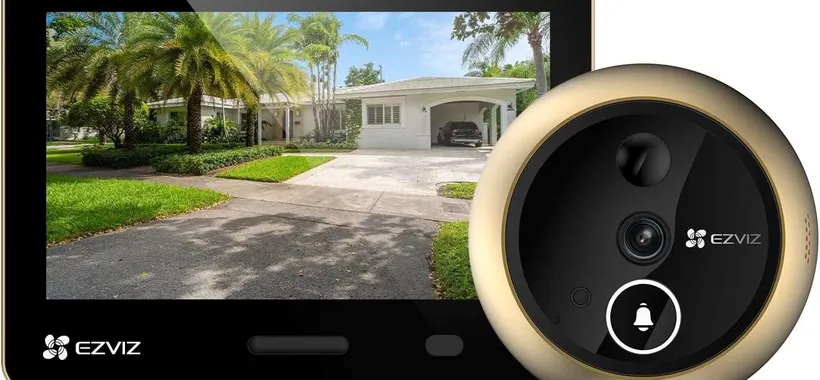 EZVIZ EP4, lo spioncino smart 4K che riconosce i volti e protegge la privacy