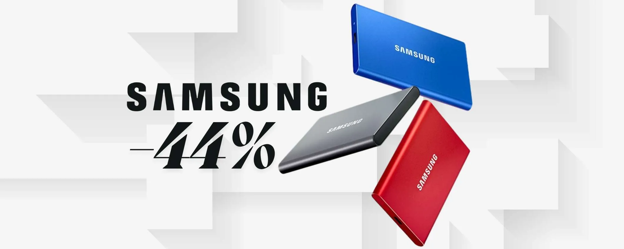 Samsung: SSD portatile da 1TB fino a 1050 MB/s, compatto e velocissimo