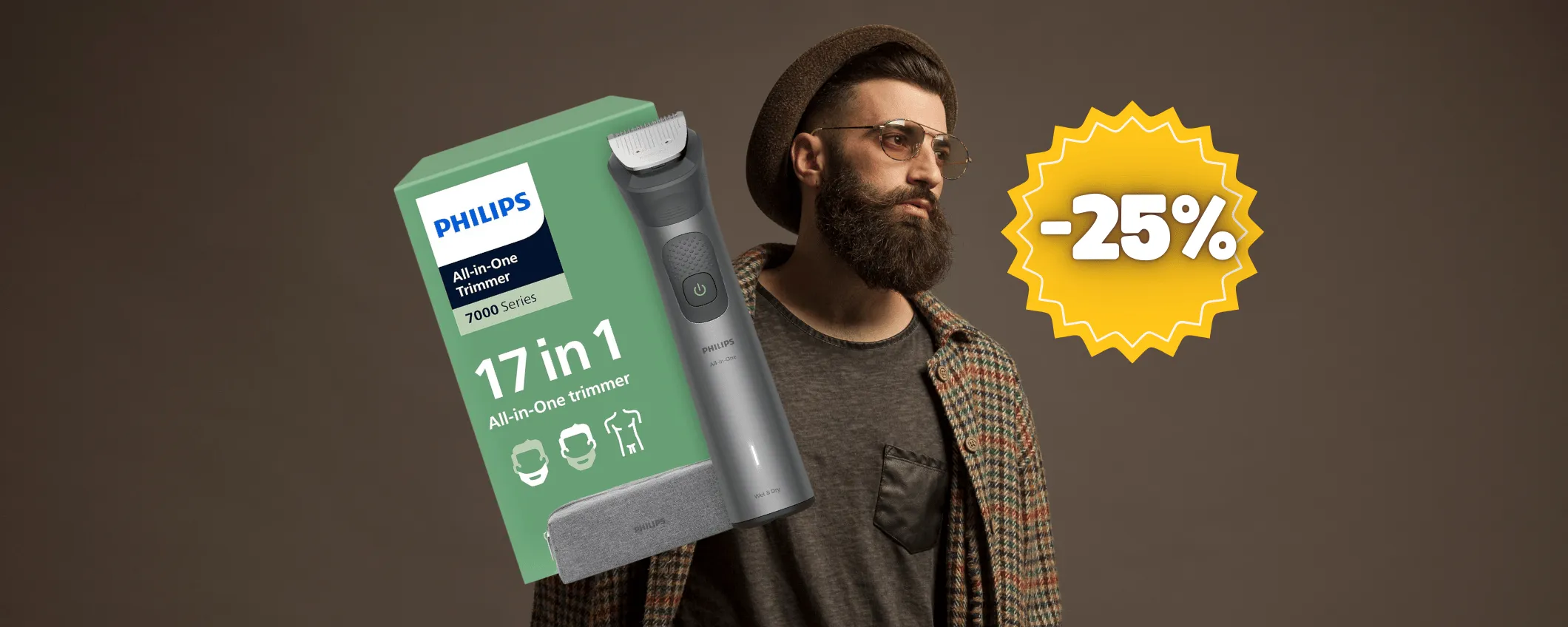 Con Philips Serie 7000 ti radi e torni come NUOVO: corpo, capelli, viso