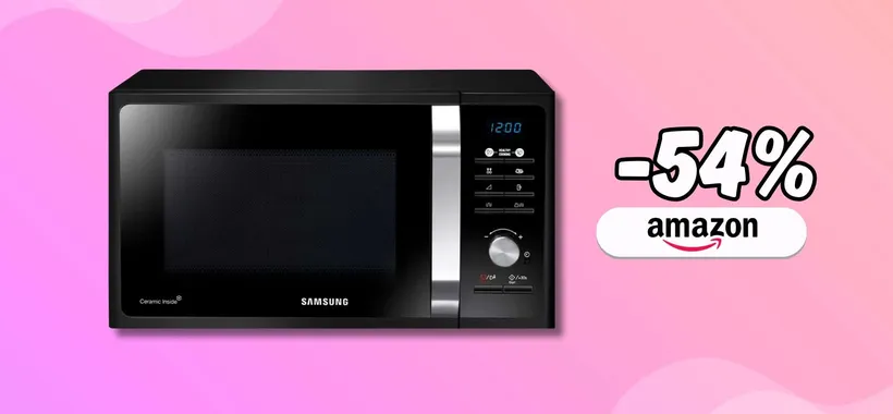 Microonde Samsung con Grill a prezzo disintegrato: 99€ è l'affare
