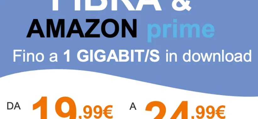 MIA Super Fibra da 19,99€ ora con Amazon Prime!