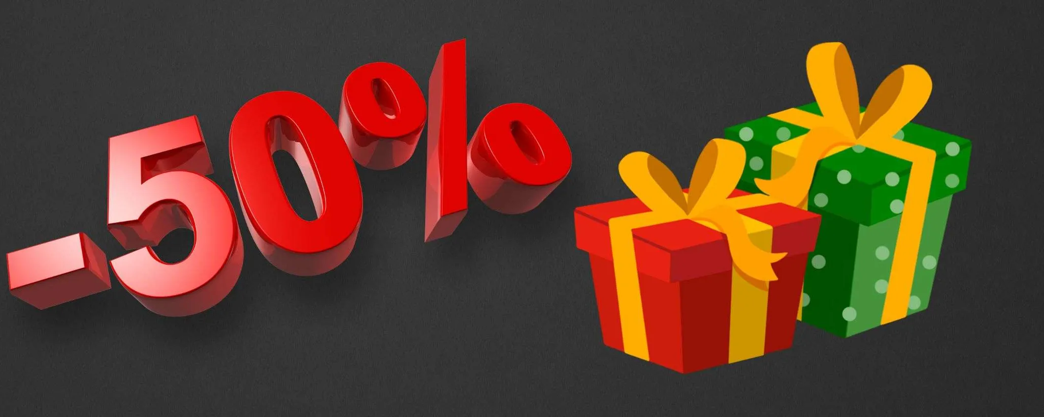 Amazon BANCARELLA DI NATALE, solo sconti 50%: 10 gadget WOW da 6,50€ a 35€